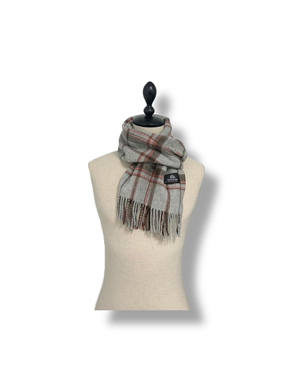 퓨어 울 체크 머플러 상품이미지2