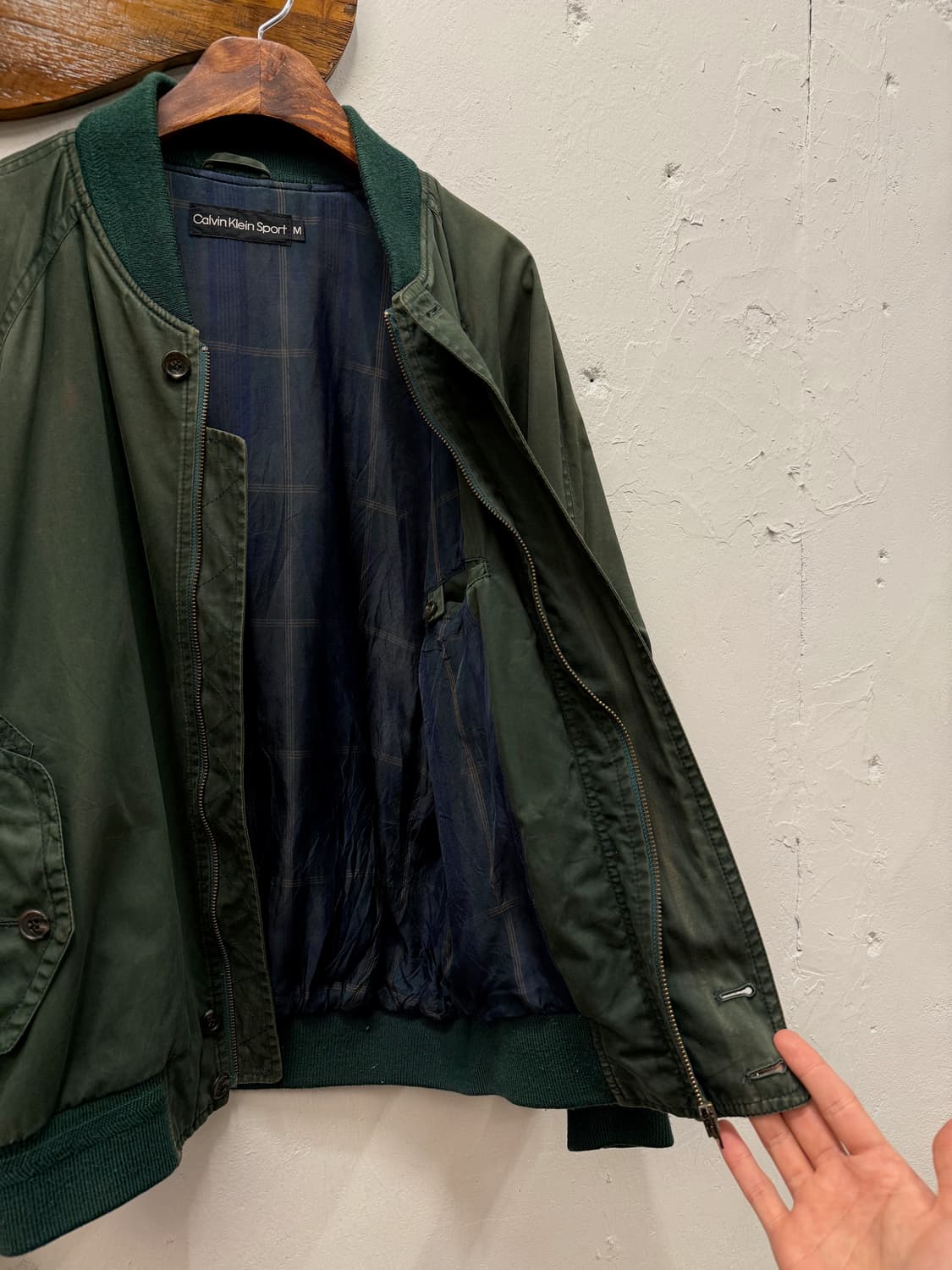 L) Calvin Klein Sport Warm-Up Bomber Jac 상품이미지4