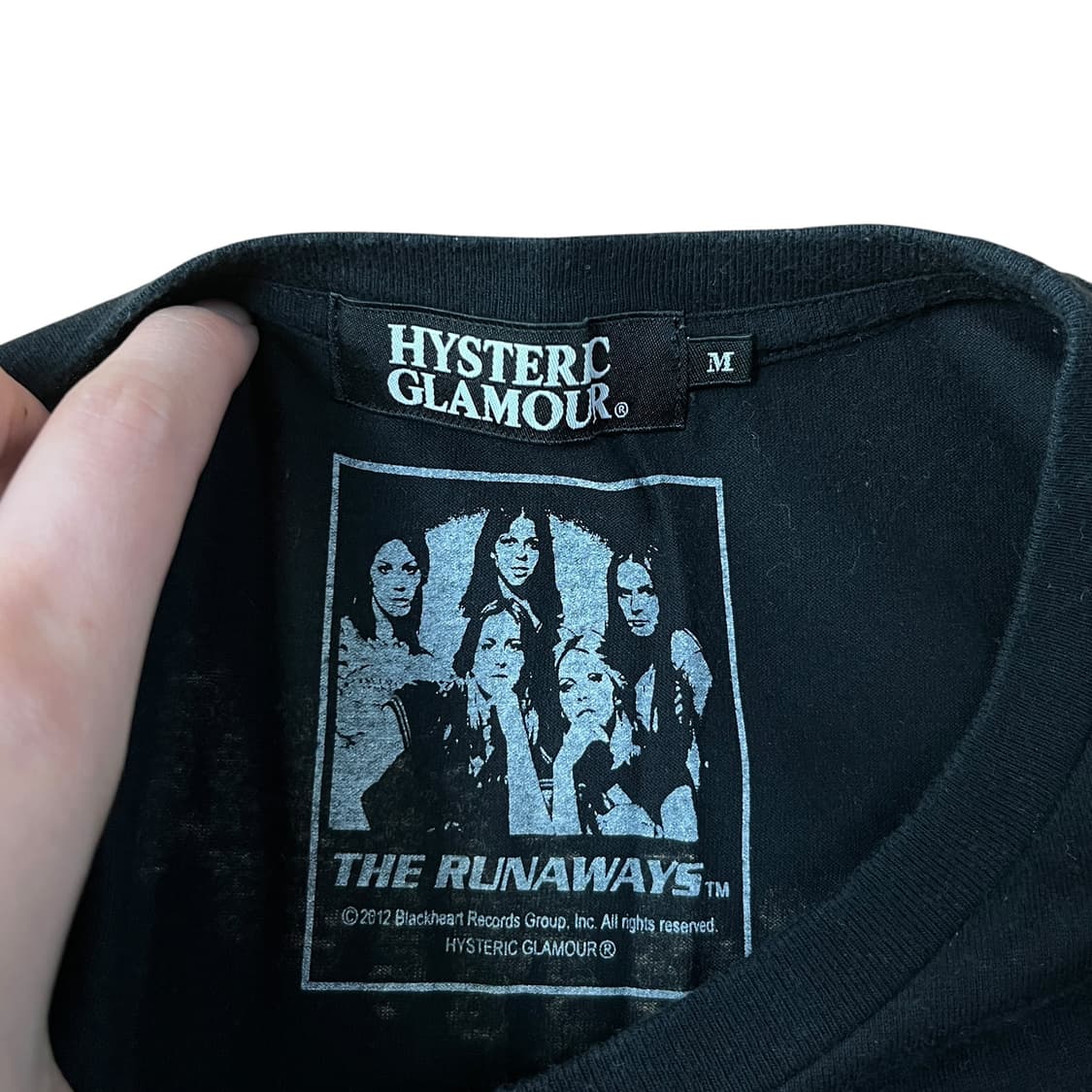 히스테릭 글래머 런어웨이즈 프린팅 티셔츠 M 상품이미지5