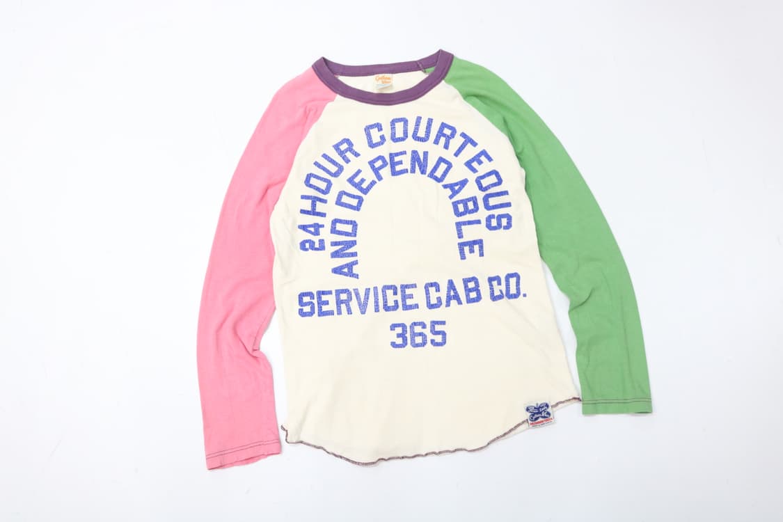 Gotham Wear 고섬웨어 빈티지 멀티 컬러 래글런 롱슬리브 (F) 상품이미지2