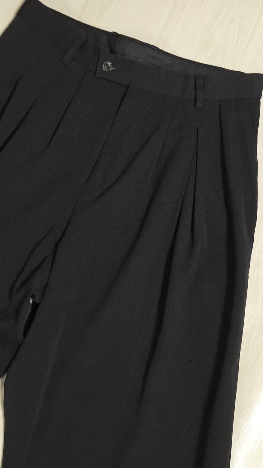 (착샷) 주앙옴므 와이드 플리츠 트라우저 슬랙스 상품이미지2