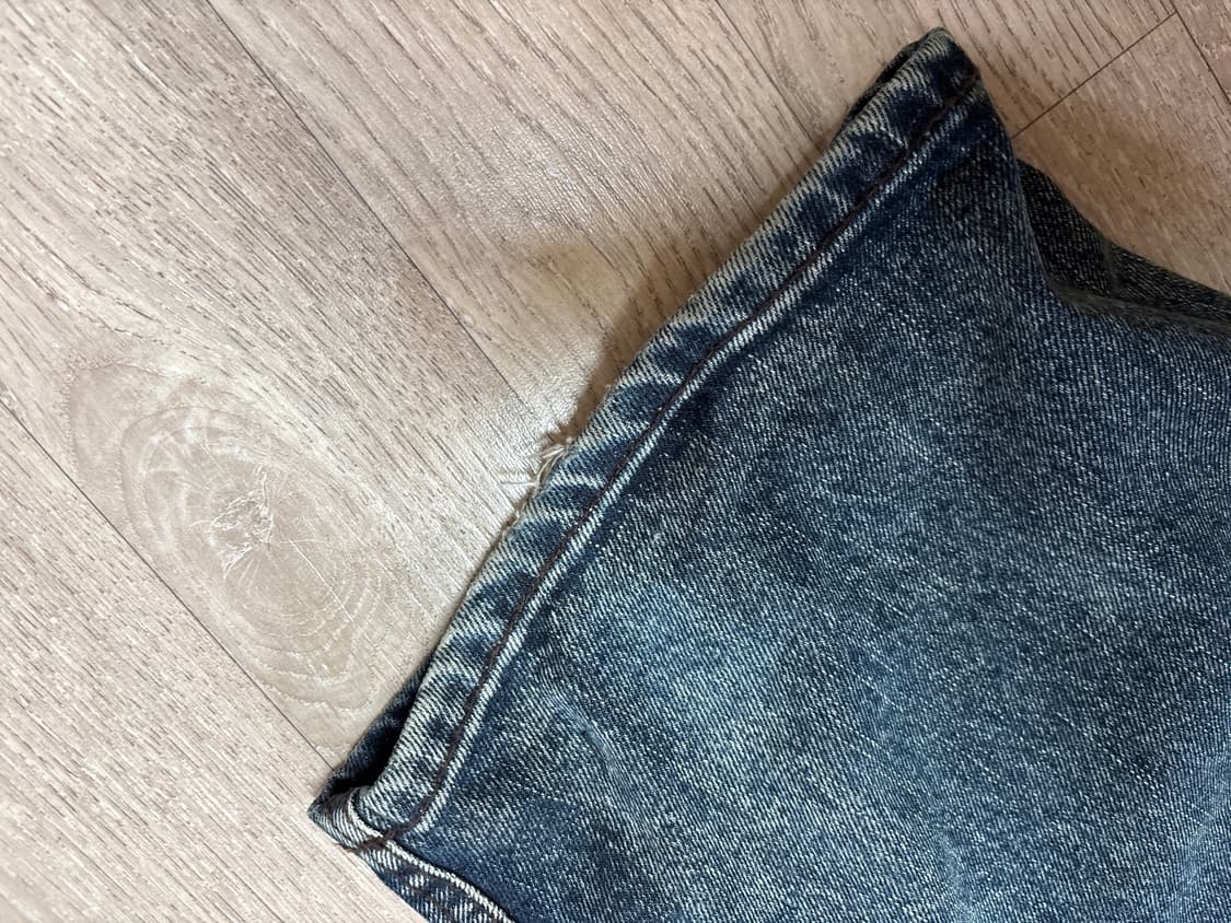 쓰리타임즈 balloon baggy jeans (deep blue)(S) 상품이미지4