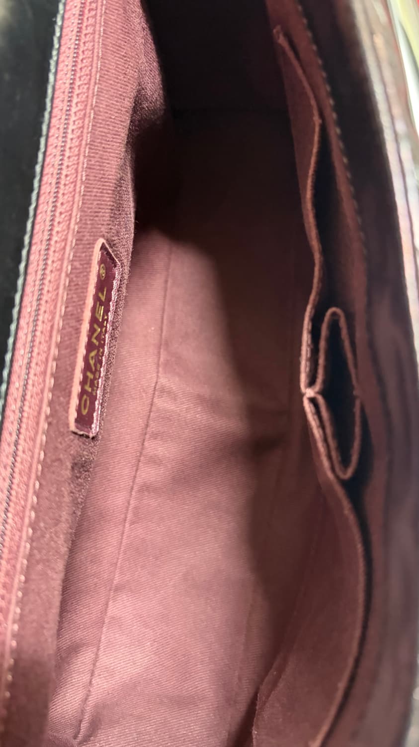 샤넬 빈티지 캐슬락 램스킨 탑 핸드백 (정품) 상품이미지6