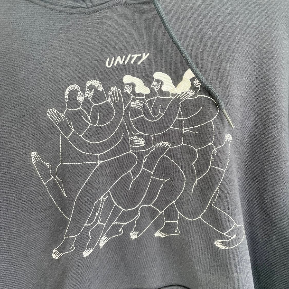 F1 아디다스 x 유니티(adidas x Unity) 기모 후드티 L사이 상품이미지4