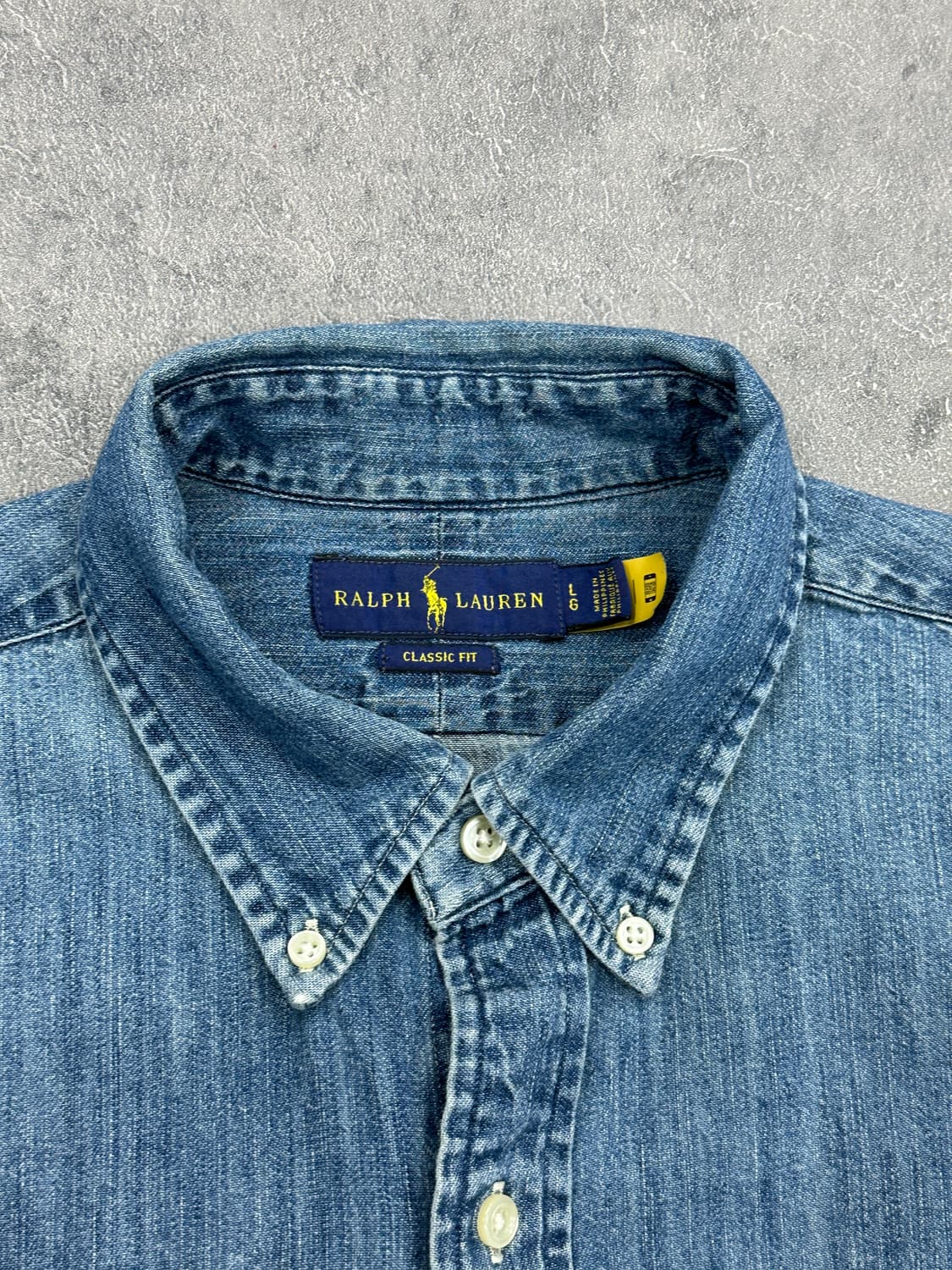 폴로 랄프로렌 멀티포니 중청 데님 셔츠 상품이미지5