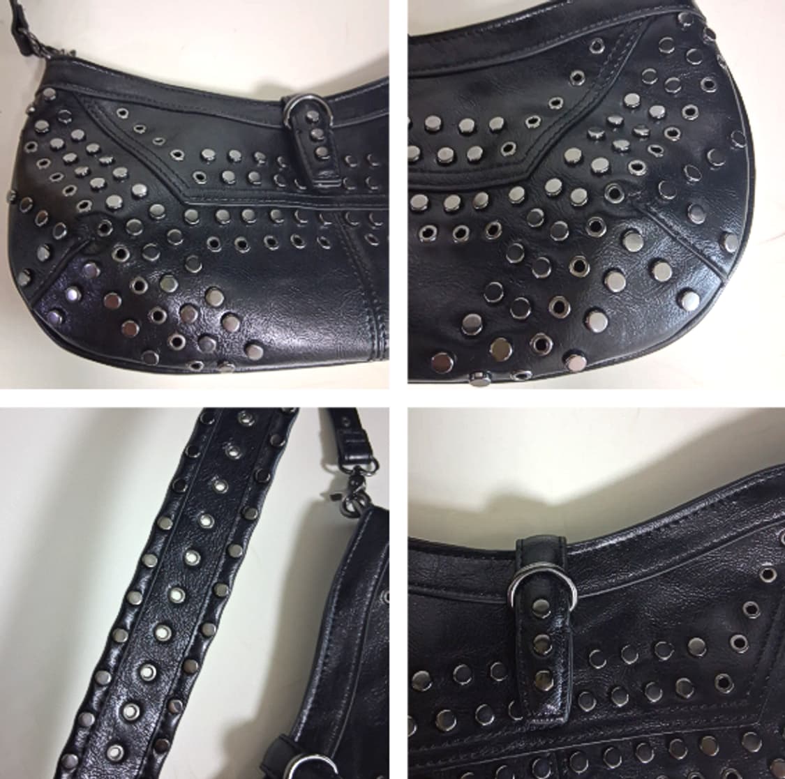 미사용 자라 스터드 숄더백 락시크 6016/611 발렌시아가 시티백 느낌 상품이미지3