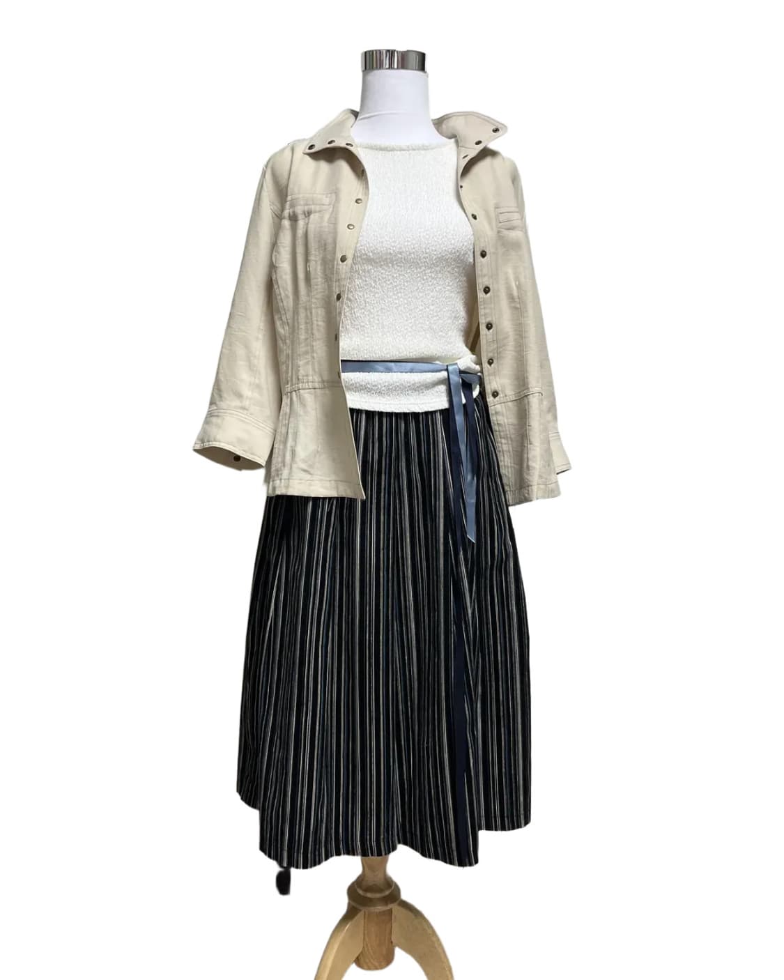 Corduroy stripe skirt 상품이미지6