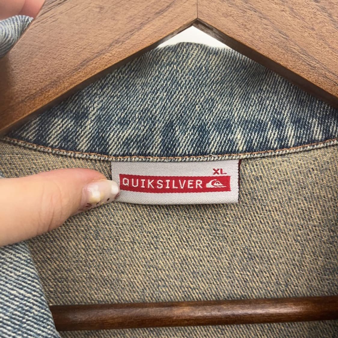 퀵실버 올드스쿨 투포켓 데님 청자켓 105 C06331 상품이미지4