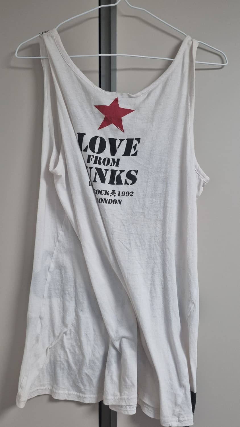 펑크 세트 락시크 y2k 갸루 프린팅 해골 반팔 나시 상품이미지9