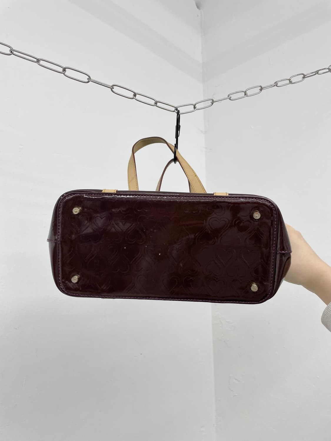 러브캣 하트 페이던트 키링 숄더백🍩 상품이미지8