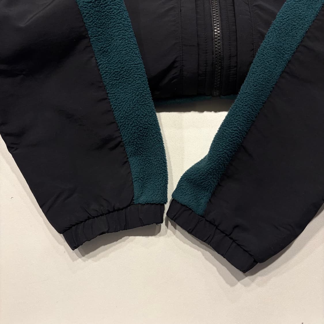 [L] 노스페이스 화이트라벨 마데라 그린/블랙 플리스 자켓 C504 상품이미지6