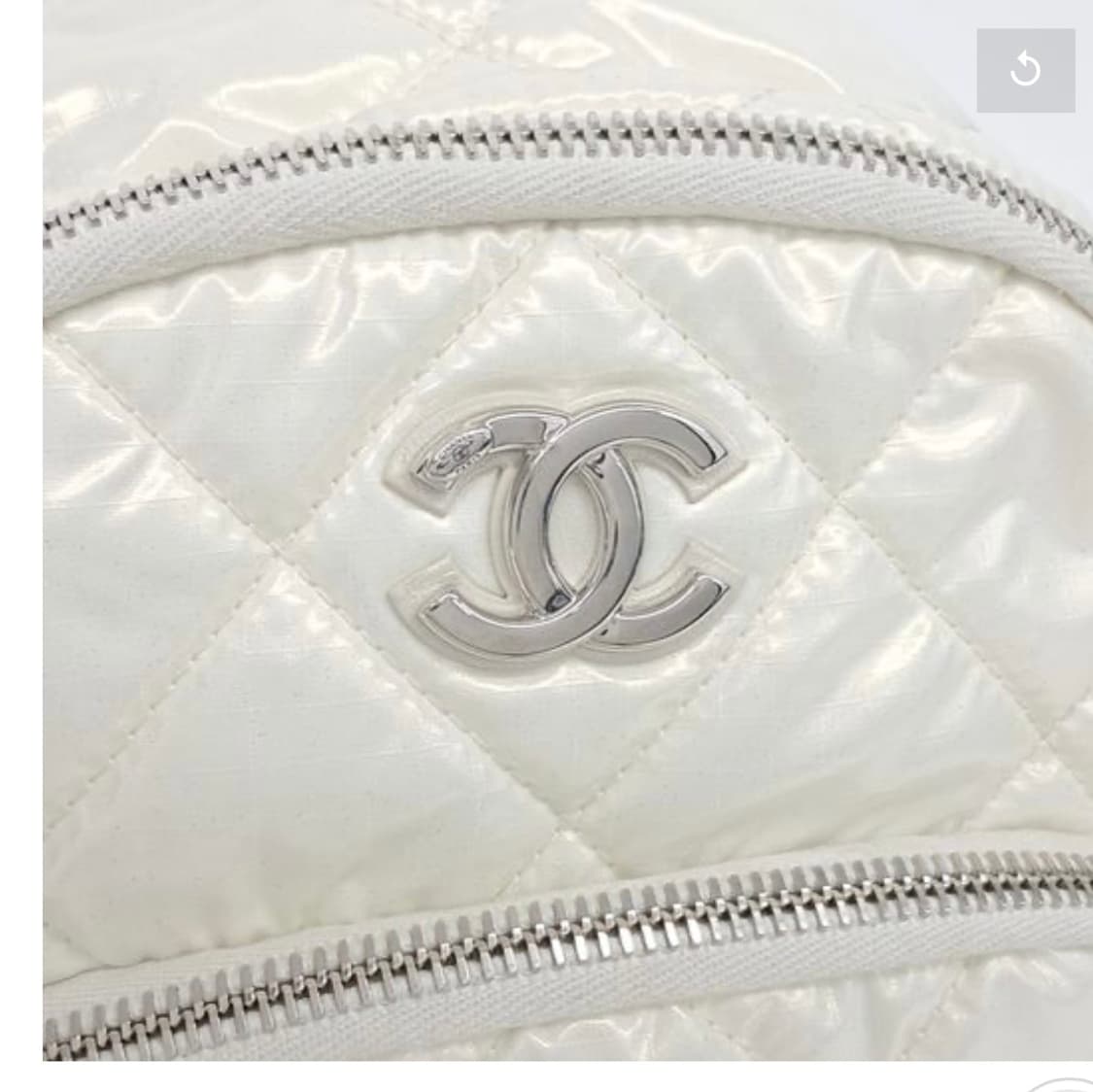 샤넬 코코네쥬 화이트 백팩 상품이미지2