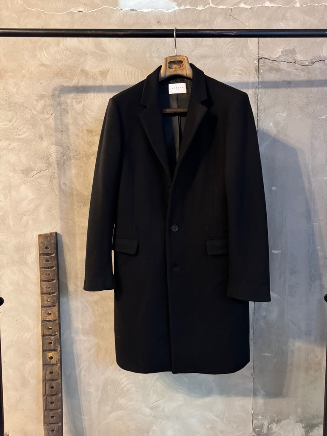 산드로 체스터필드 코트 슬림100 상품이미지10