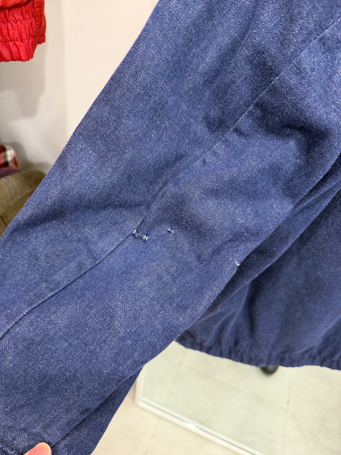 90s Wrangler 랭글러 데님 초어 코트 상품이미지6