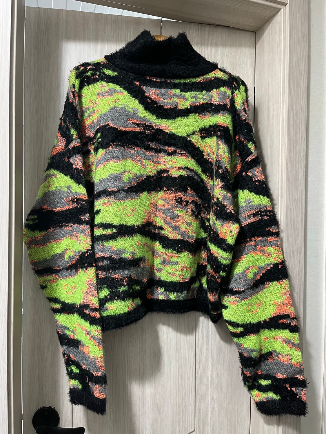 erl 이알엘 자카드 타이거 니트 L 상품이미지2