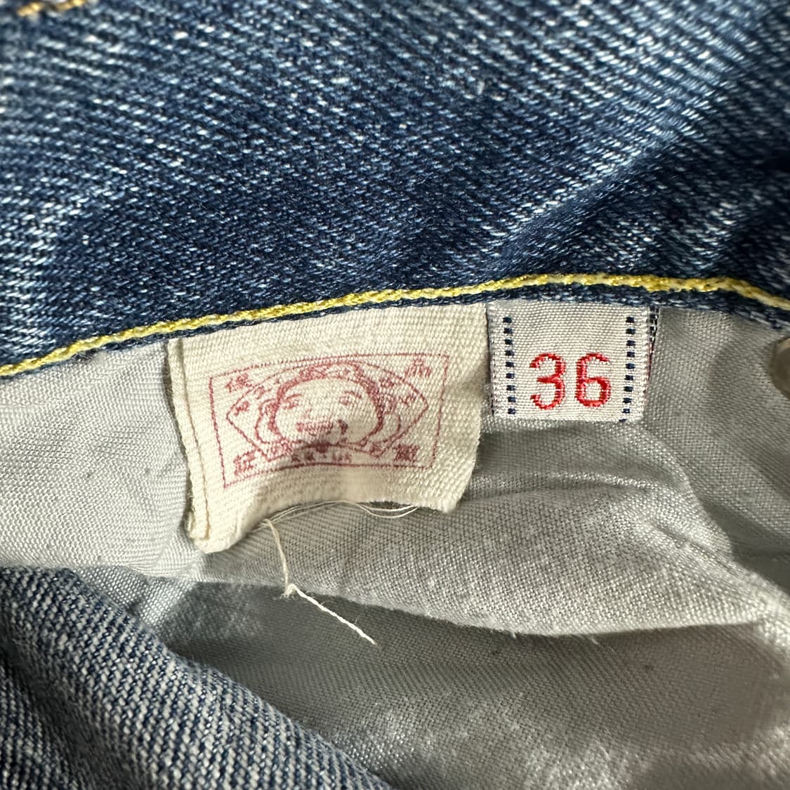 EVISU 에비수 빅로고 데님 청바지 36 상품이미지4