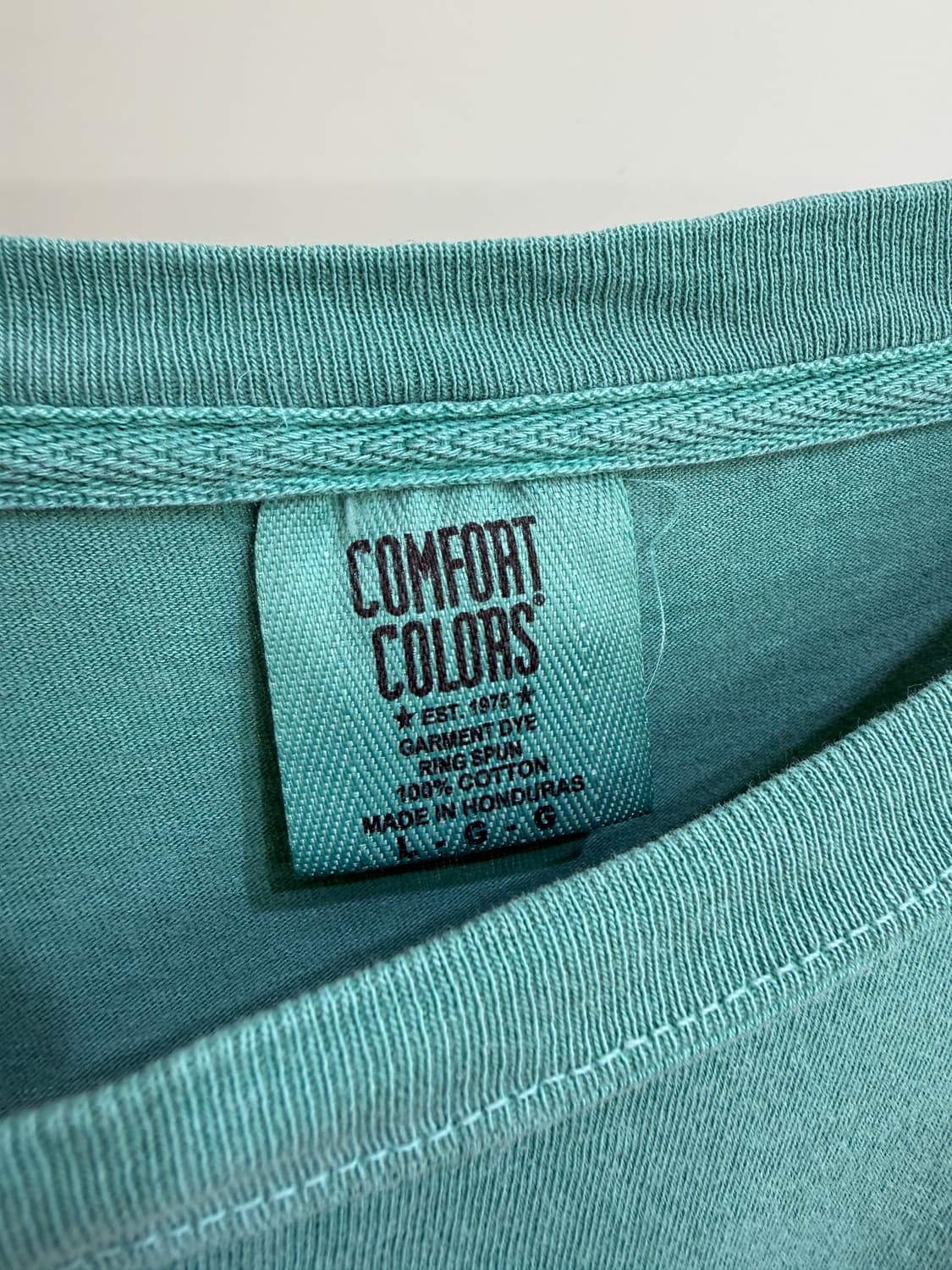 COMFORT COLORS  자수 반팔티  상품이미지6