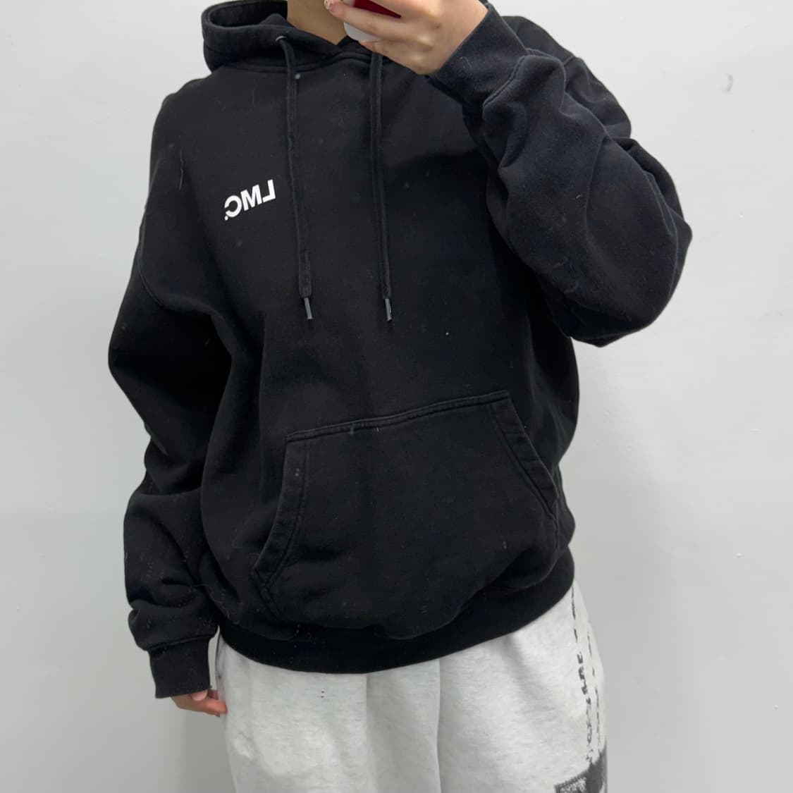 [M] LMC 블랙 후드티 상품이미지1