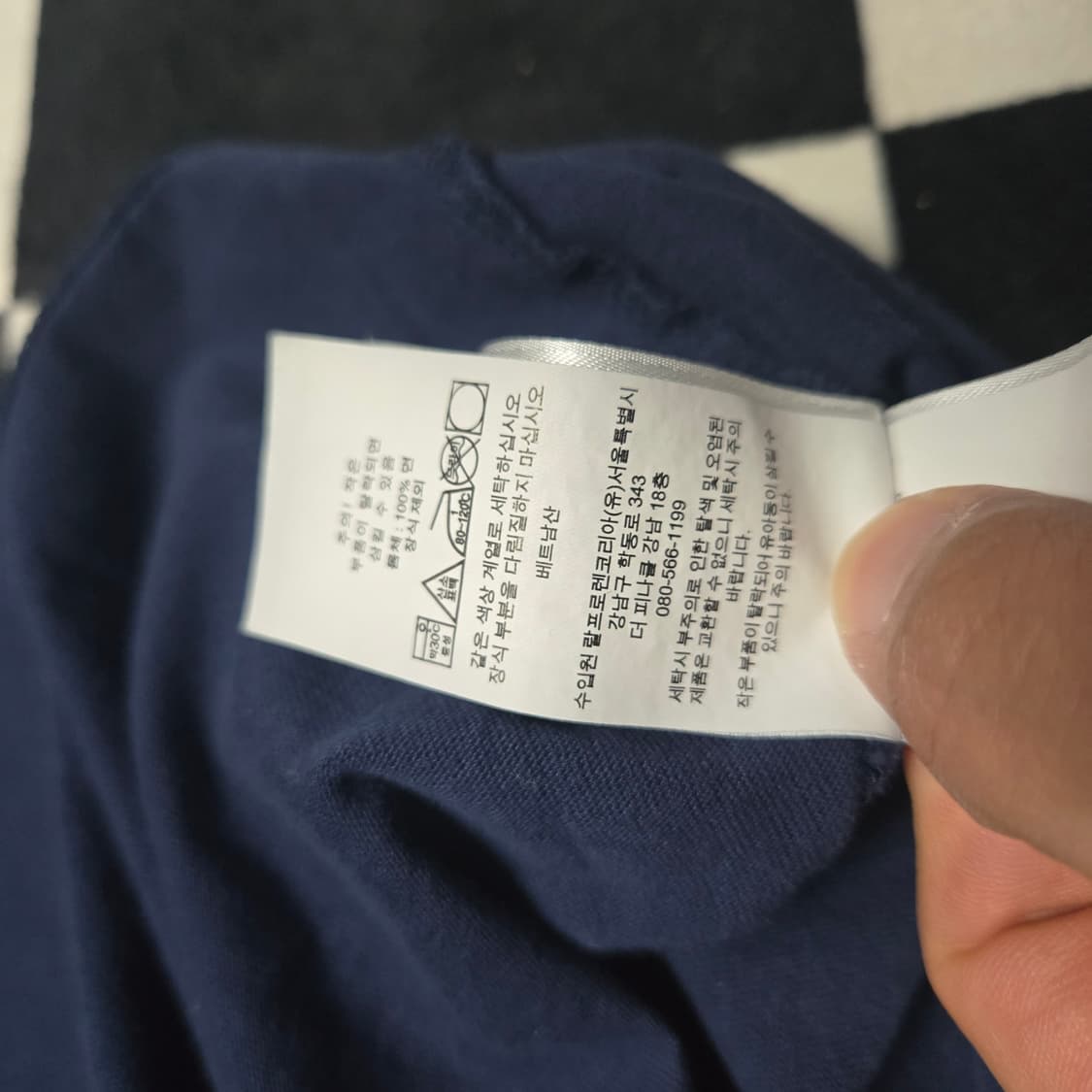 L 폴로랄프로렌 면 원피스 네이비 상품이미지4