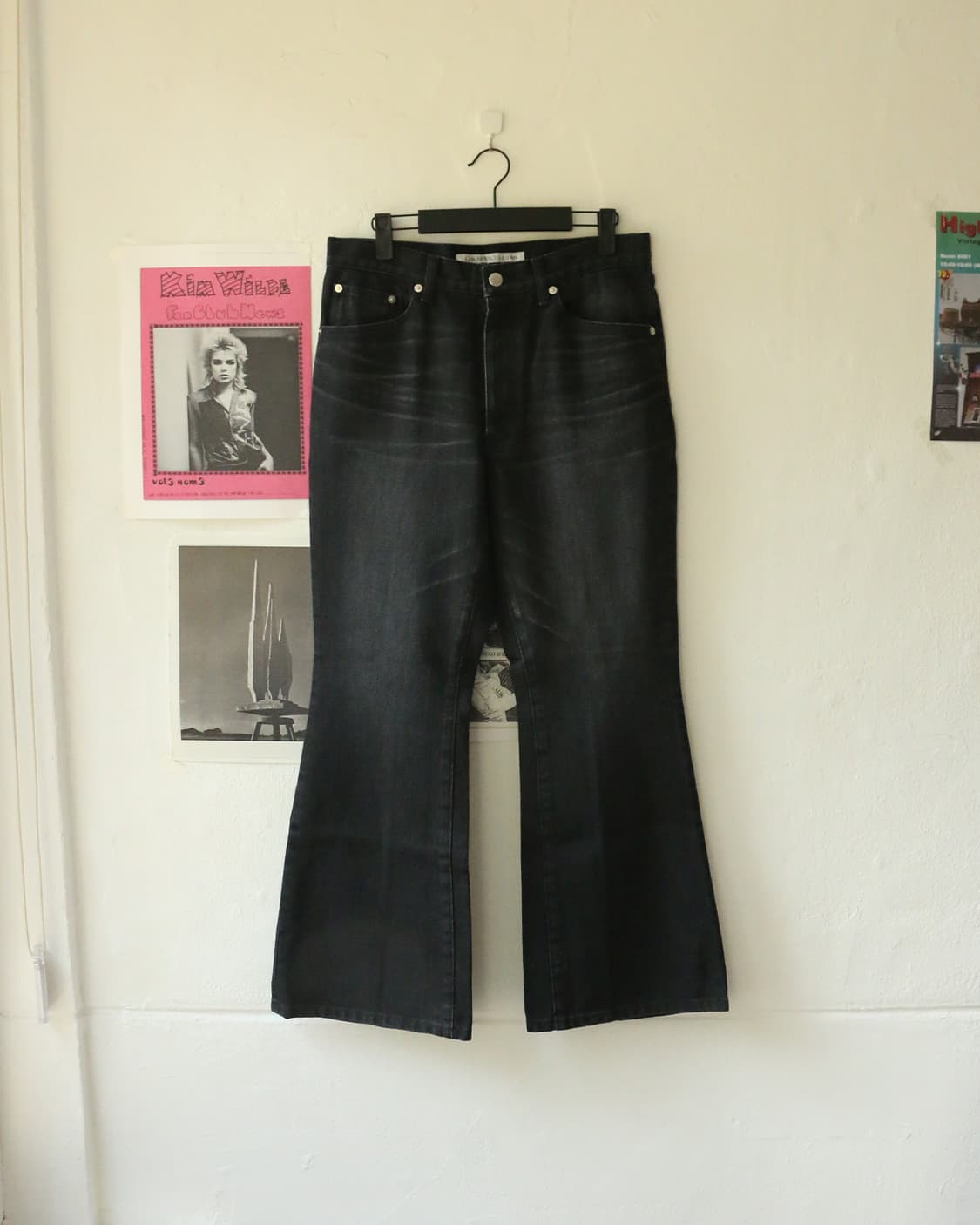 존 로렌스 설리반 블랙 부츠컷 데님팬츠  상품이미지3