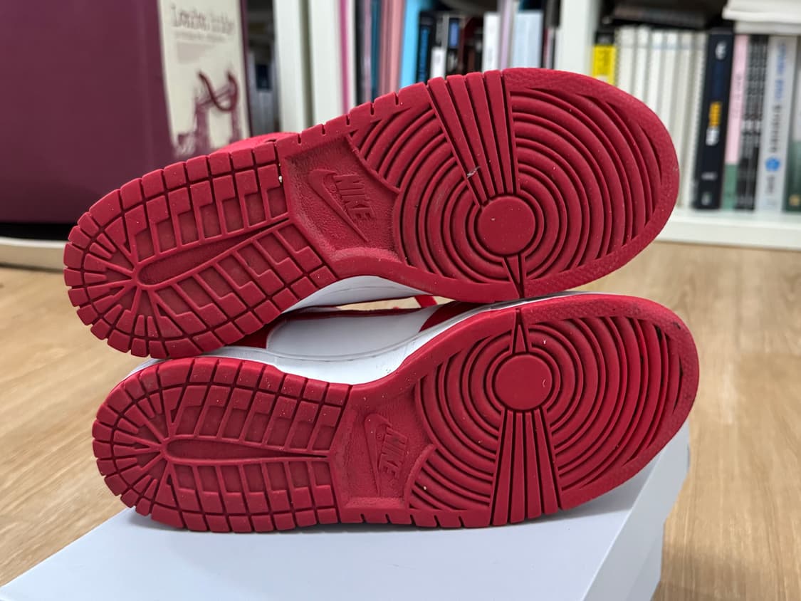 나이키 덩크 하이 챔피언쉽 레드/화이트 250 상품이미지9