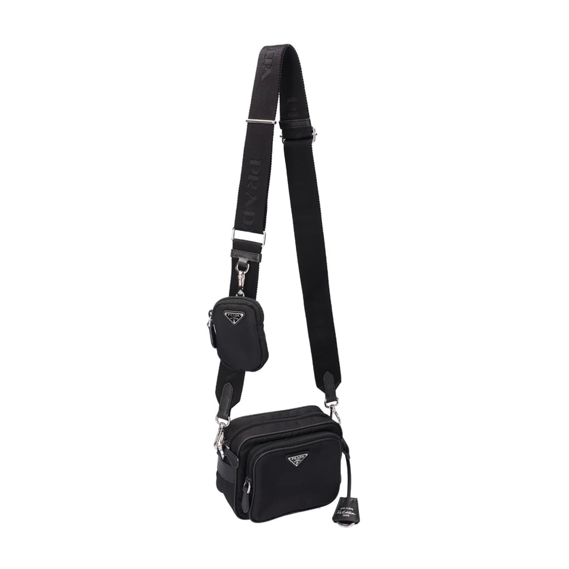 프라다 1BH153 메신저 백 나일론 블랙 상품이미지2