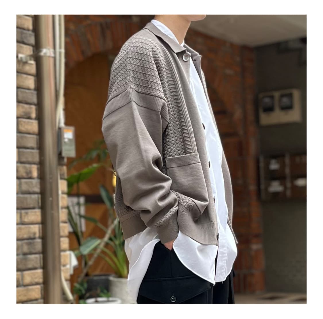 23SS Hanaakari Collar Cardigan 상품이미지2
