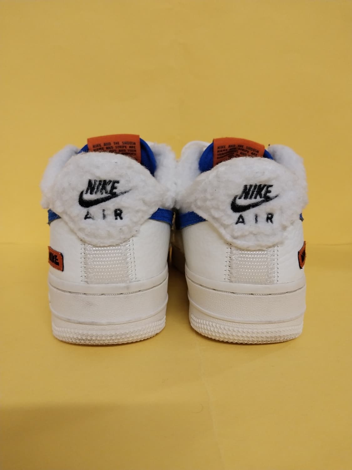 여성 나이키 에어포스1 07 로우 셰프라 플러스 화이트 운동화 (230) 상품이미지4