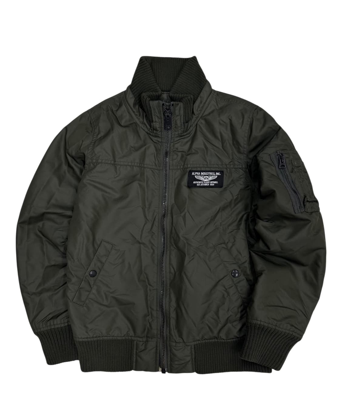 알파인더스트리 플라이트자켓 세이지그린 (M)  상품이미지1