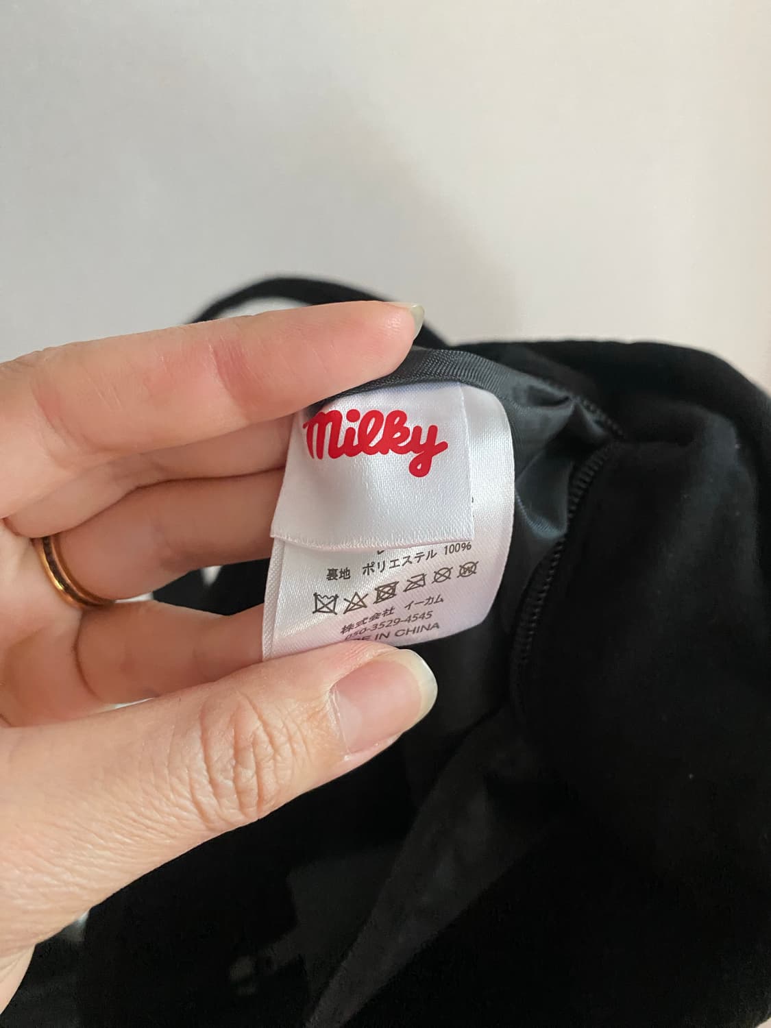 페코짱 가방 블랙 상품이미지4