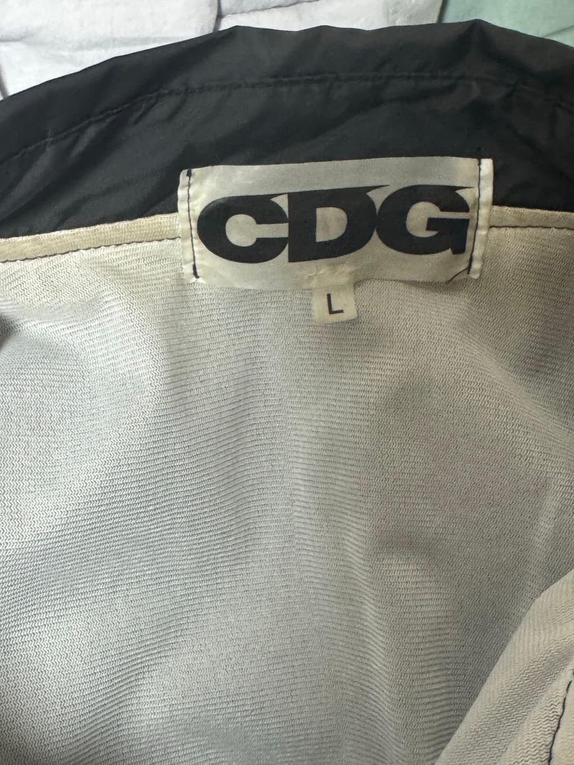 꼼데가르송 CDG 블랙 코치 자켓 L사이즈 상품이미지3