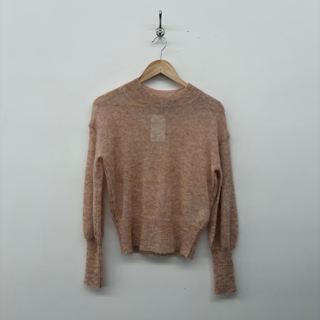 질스튜어트 핑크 퍼프 니트 스웨터 여L 상품이미지3