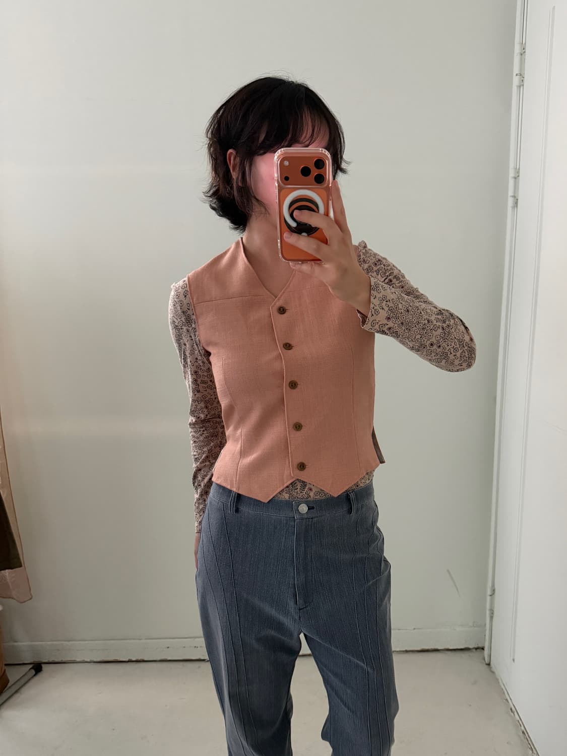 일본빈티지 절개라인 부츠컷 팬츠 상품이미지2