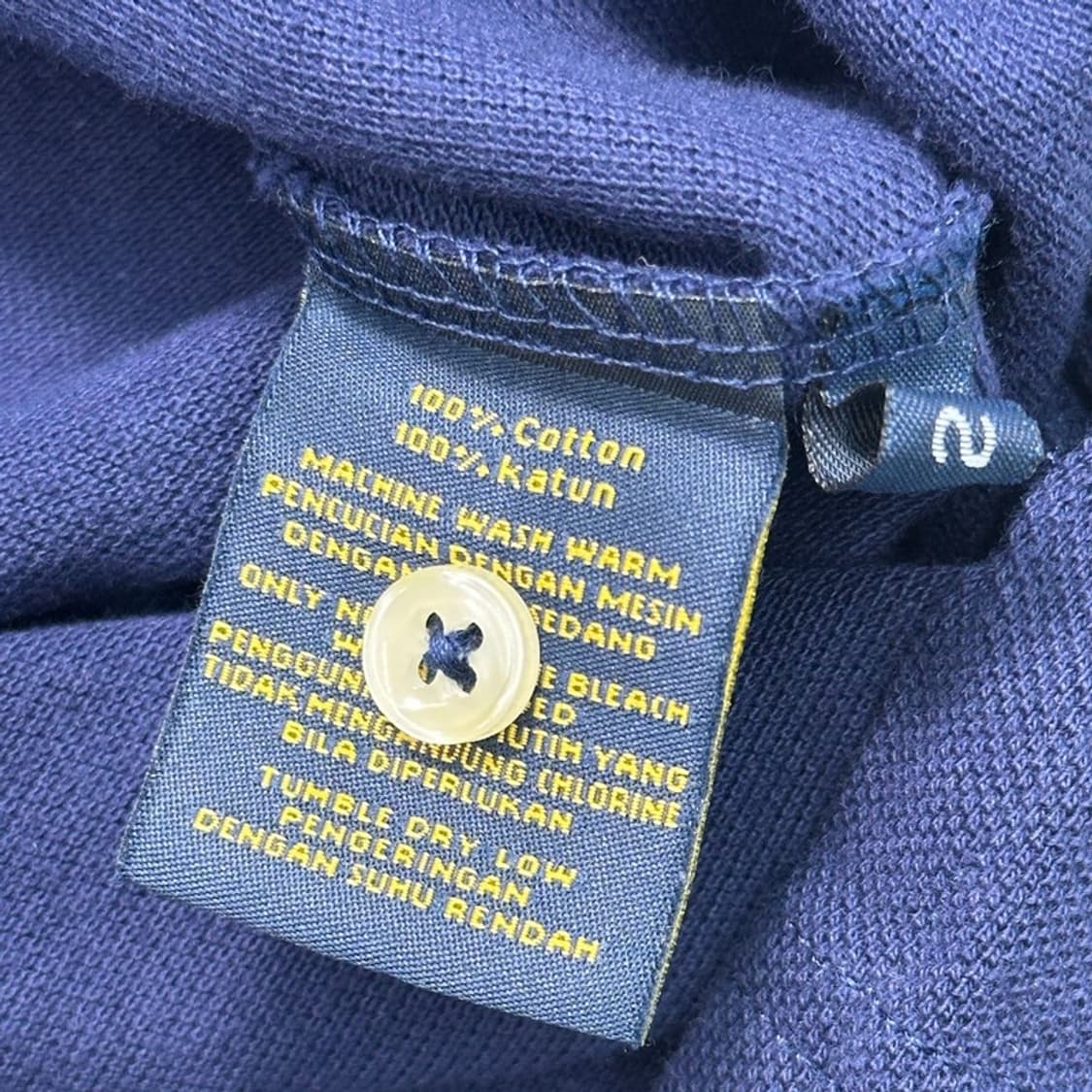 POLO RALPH LAUREN 폴로베어 빅로고 카라 티셔츠 L 상품이미지6