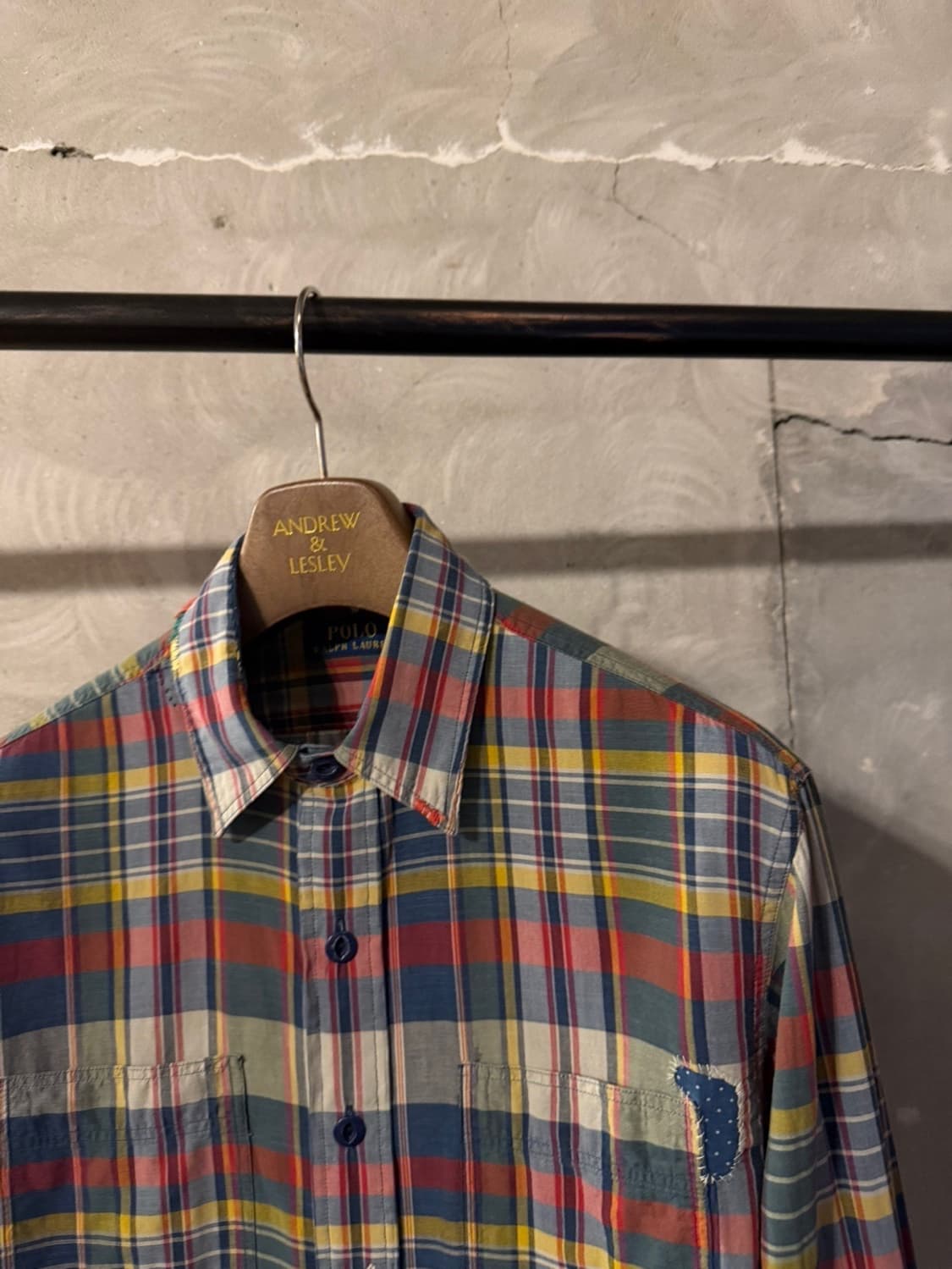 폴로 랄프로렌 마드라스 셔츠 100 상품이미지6