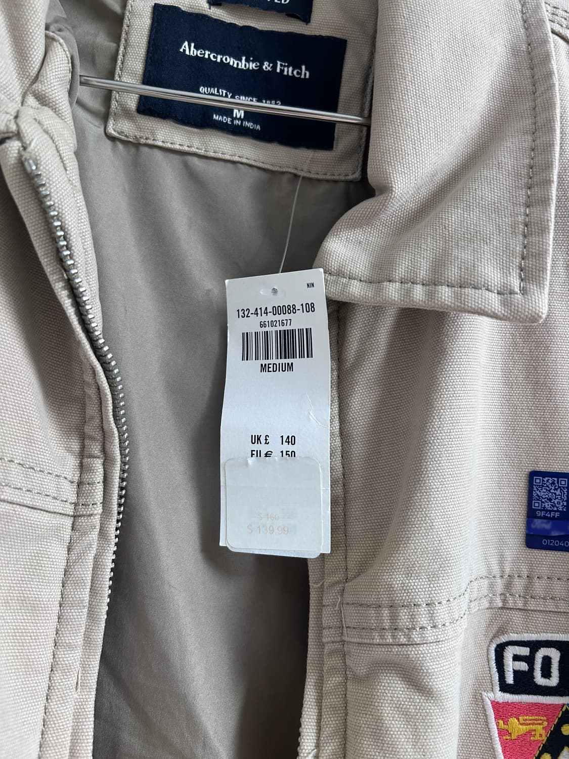 Abercrombie & Fitch Ford 자켓 M 새상품 상품이미지3