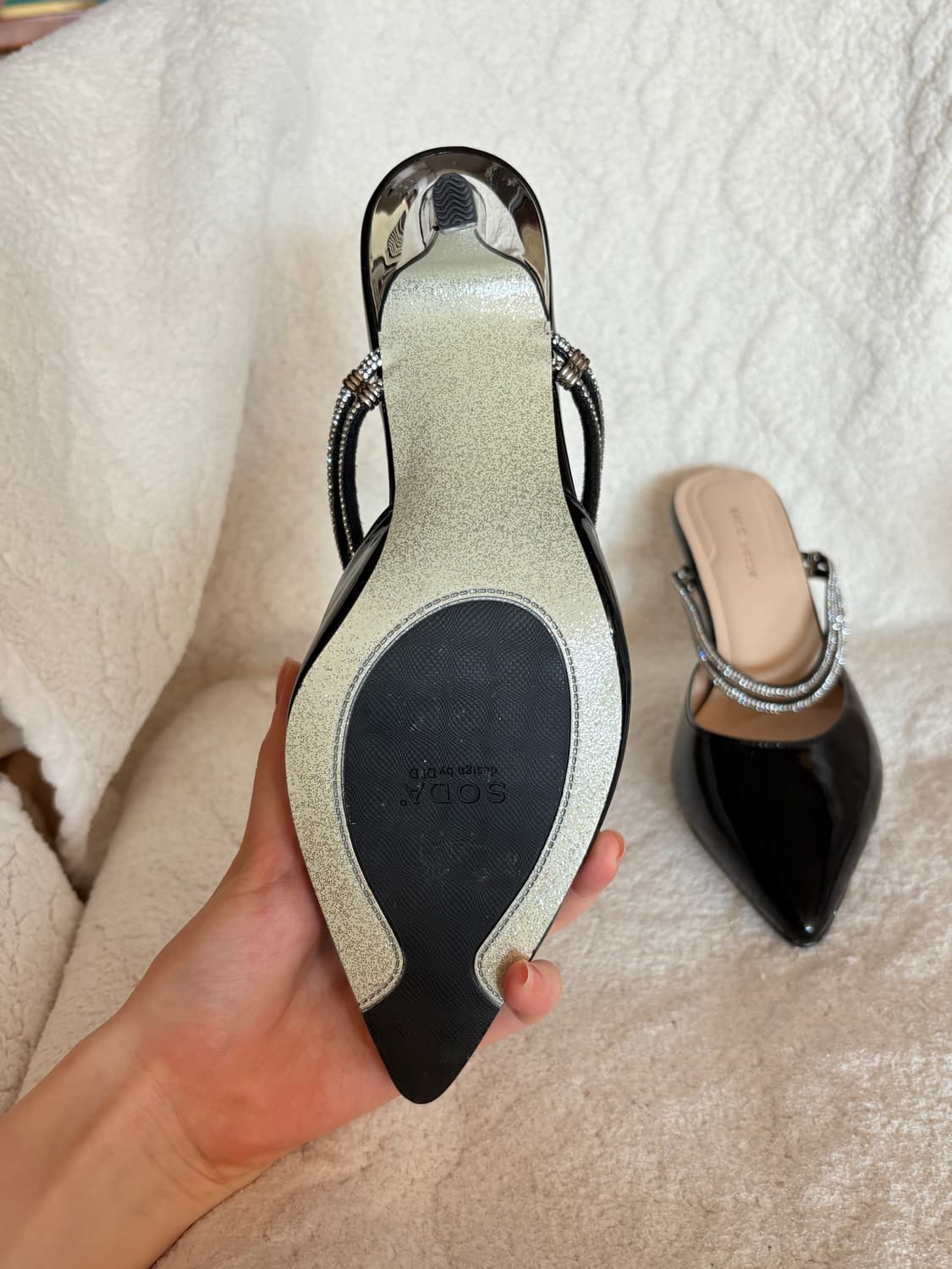 Soda 소다 블랙 라인스톤 뮬힐 235 상품이미지3