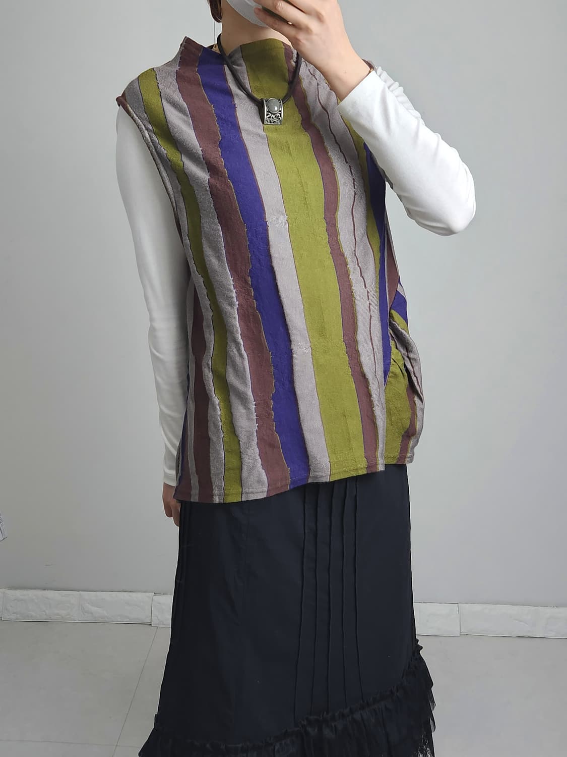 셔링 슬리브리스 베스트 상품이미지4