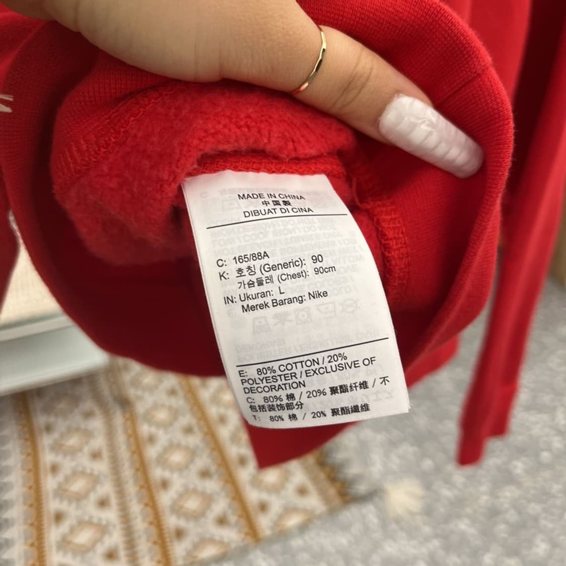 나이키 NSW 올드스쿨 스트릿 펑크 빅스우시 크롭 맨투맨 L C10853 상품이미지6