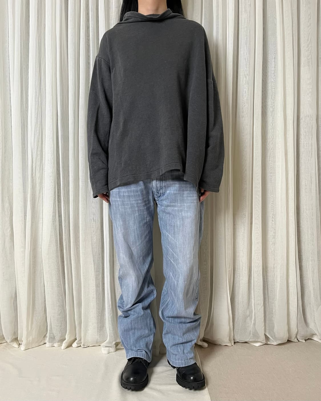 꼼데가르송 하이넥 스웻셔츠 Comme des garcons 90s 상품이미지3