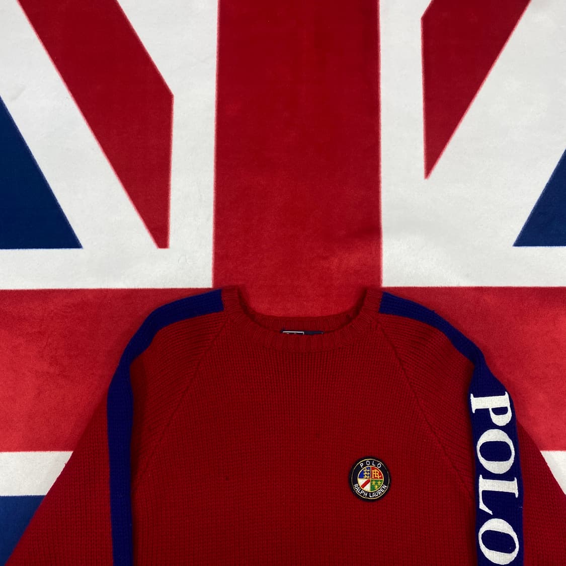  90s 폴로 USA 쿠키 니트  L  상품이미지3