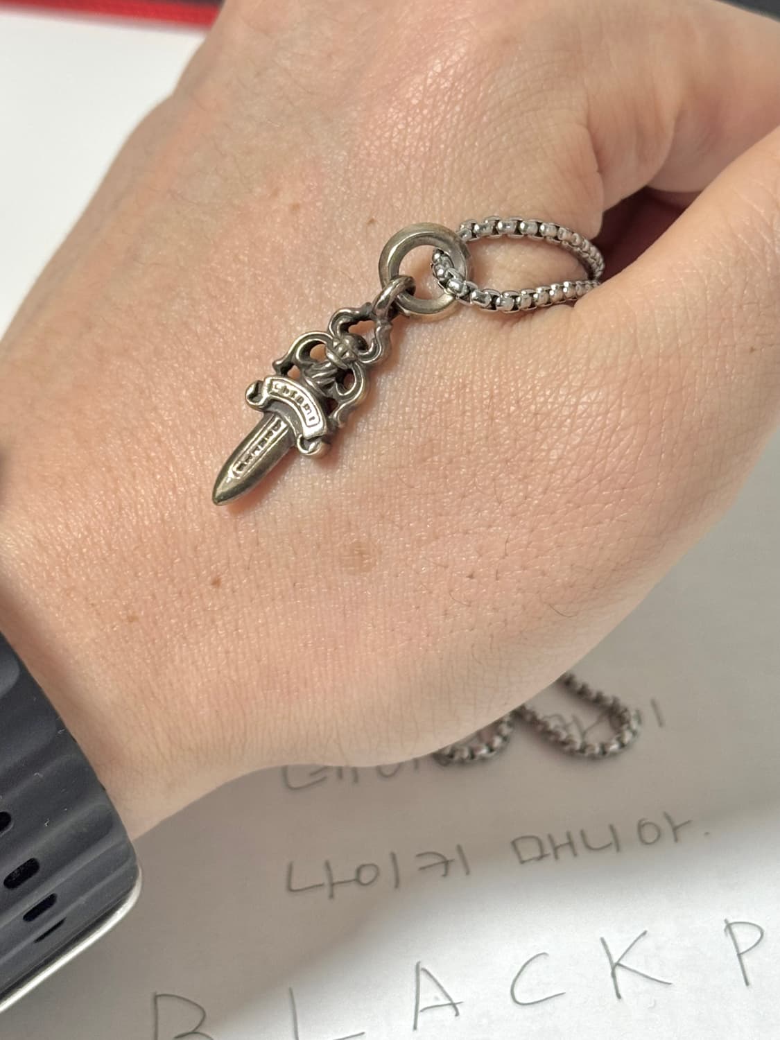 크롬하츠 5대거 목걸이 상품이미지4