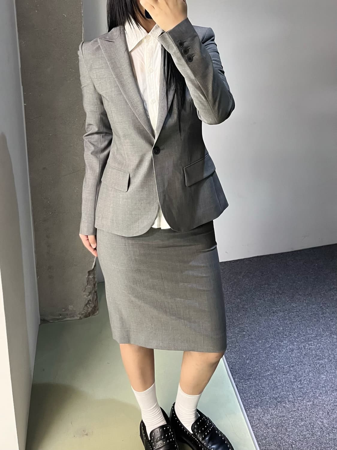 띠어리 울 수트 셋업 상품이미지2