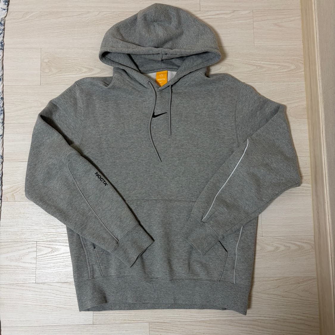 나이키 녹타 플리스 후드, 팬츠 셋업 m 그레이 상품이미지2