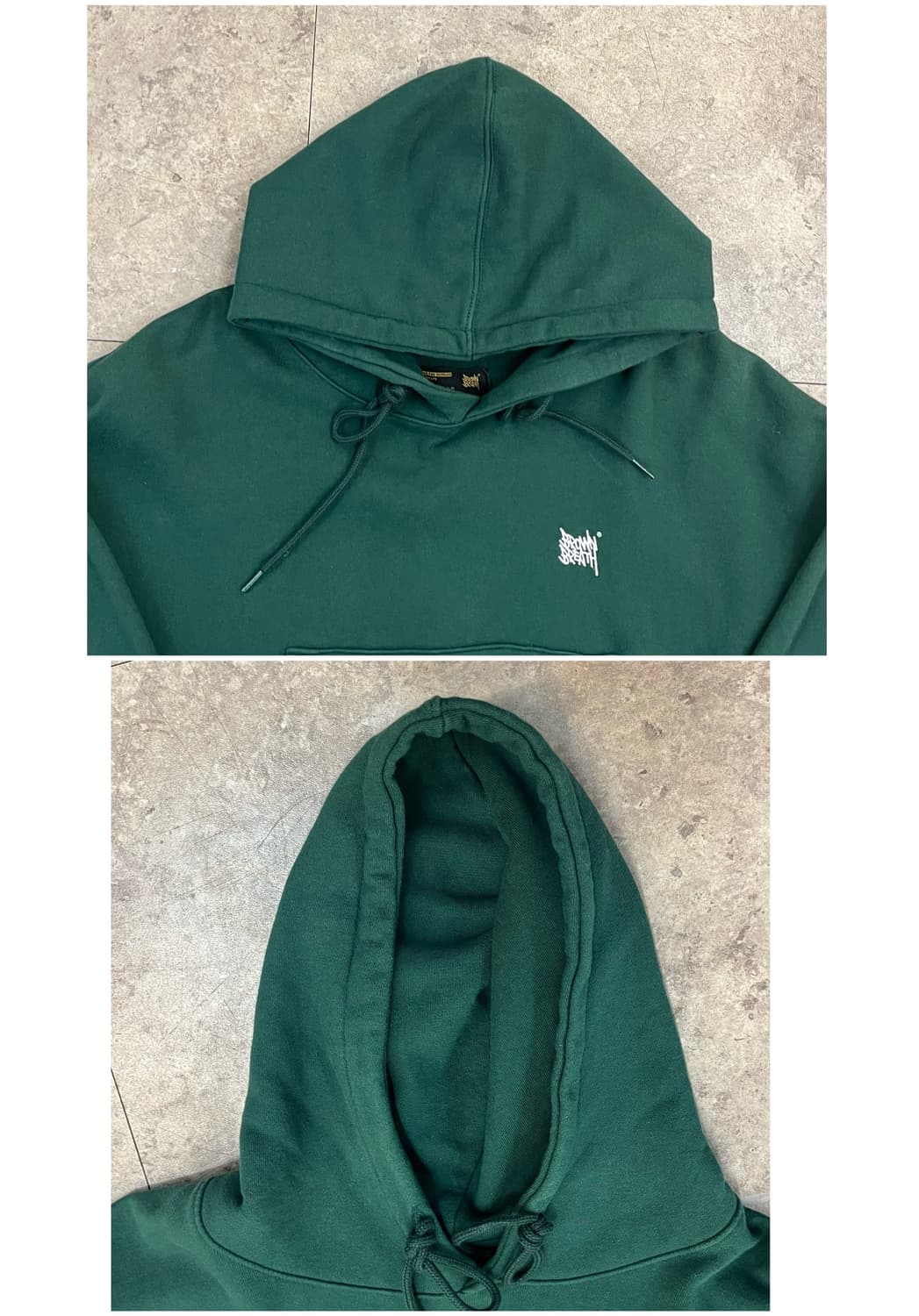 브라운브레스 크롭 후드티 그린 #csz2249 상품이미지6