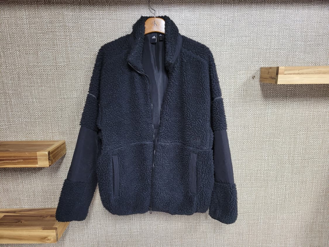 110사이즈 아디다스 오버핏 후리스 플리스 자켓 뽀글이 상품이미지1