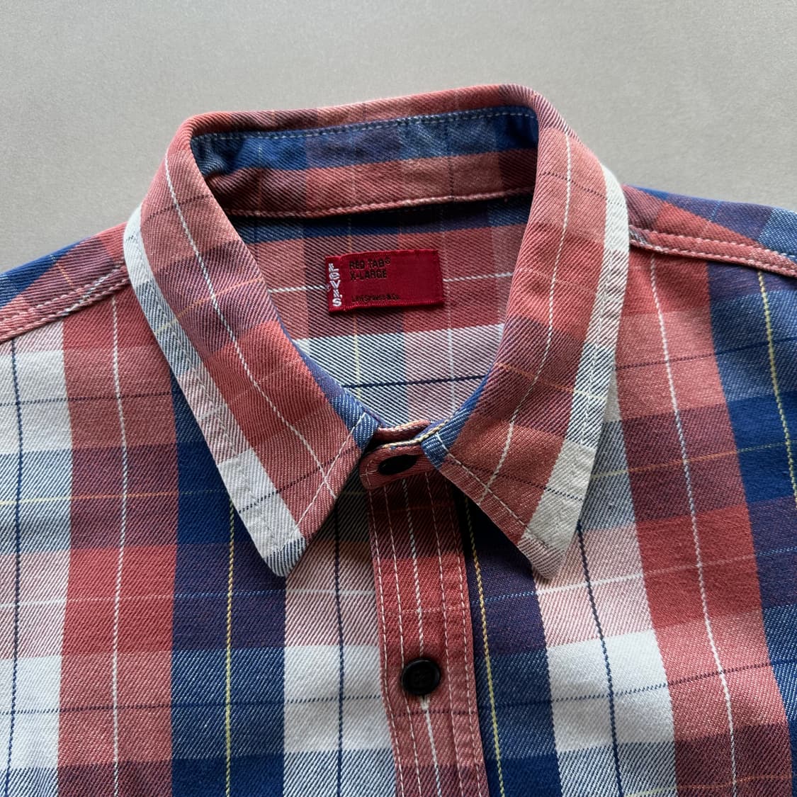 [XL]리바이스 Levi's 헤비 코튼 플레이드 워크 셔츠 상품이미지7