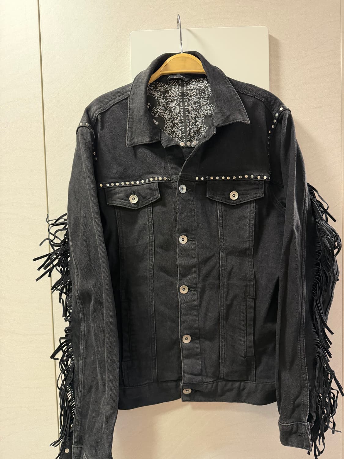 데님 프린지 자켓 m 사이즈 상품이미지1