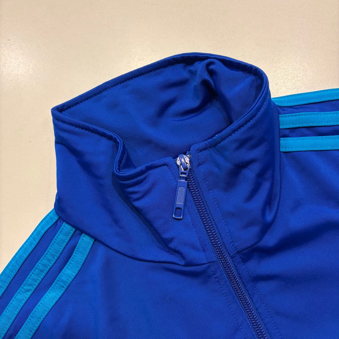 [110] 12s 아디다스 파이어버드 트랙탑 져지 블루 하늘 C465 상품이미지4