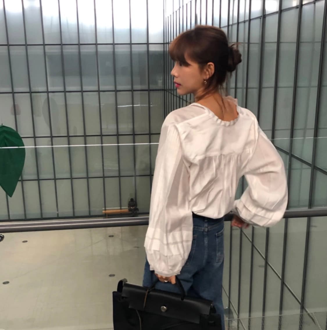 난들 프릴 블라우스 상품이미지2